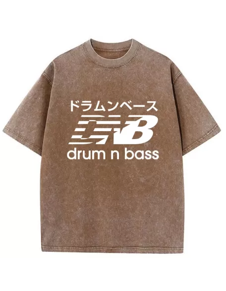 Japanese Drum And Bass Washed T-Shirt