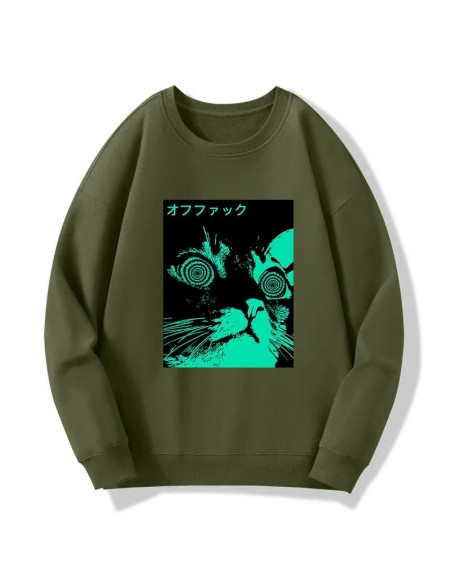 Cool Cat Japanese Sweatshirt
