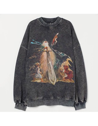 Retro Vintage Fantasy Unisex Classic Sweatshirt/T-shirt