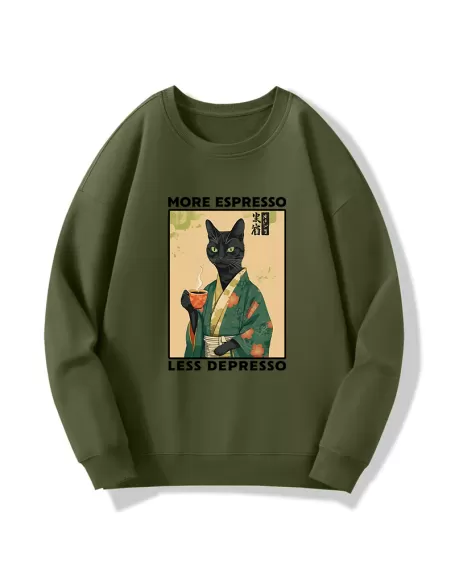 More Caffeine Less Sadness Sweatshirt