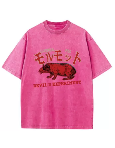 Terrible Guinea Pig Washed T-Shirt