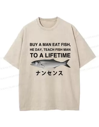 -Tiger Funny To A Lifetime Washed T-Shirt