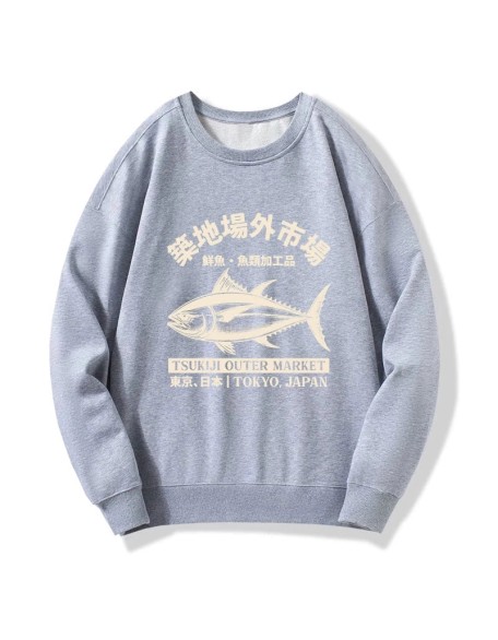 Japan Tsukiji Fish Market Sweatshirt