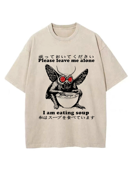 Don't Bother The Mothman Washed T-Shirt