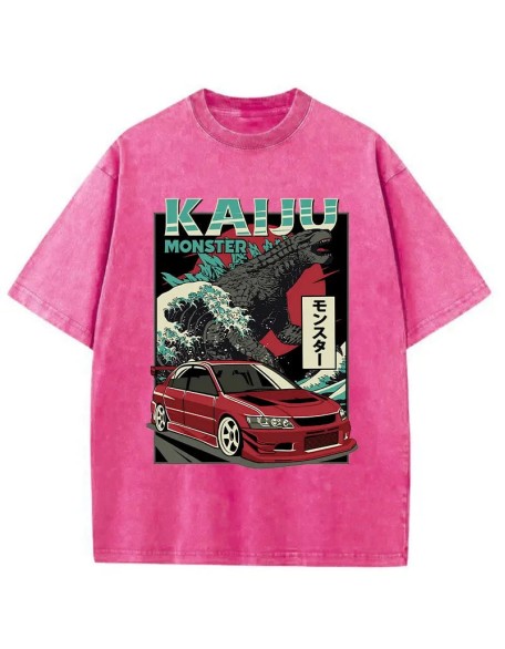 Japanese Kaiju Washed T-Shirt