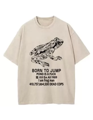 Born To Jump Washed T-Shirt