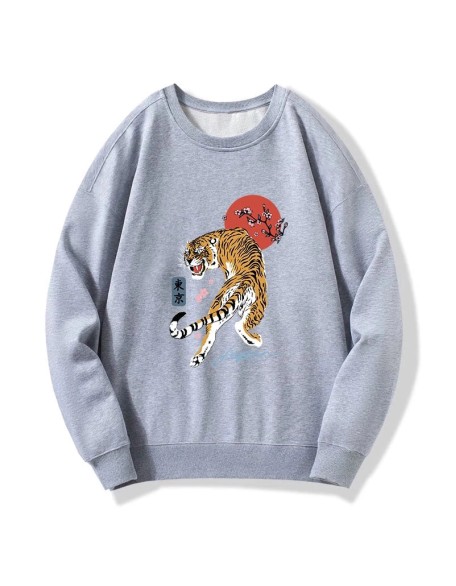 Tiger Blossom Japanese Sakura Sweatshirt