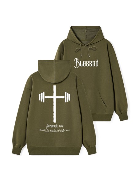 Blessed Is One Who Trusts In The Lord Classic Christian Hoodie