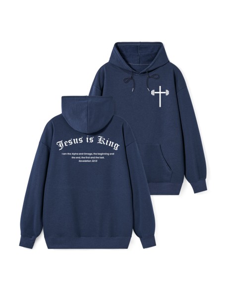 Jesus Is King Classic Christian Hoodie
