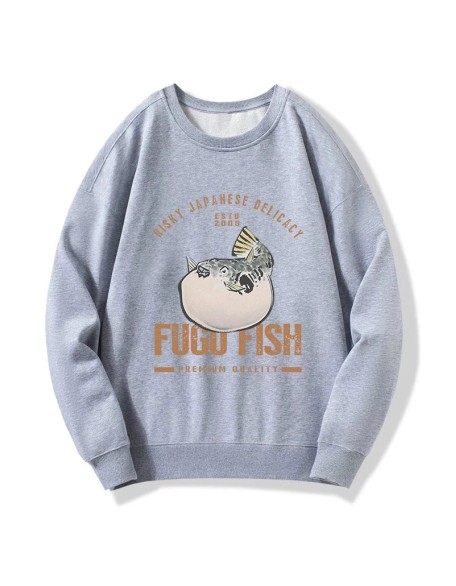 Fugu Fish Japanese Sweatshirt