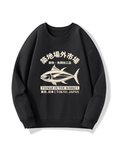 Japan Tsukiji Fish Market Sweatshirt
