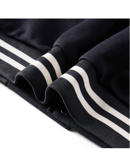 A Cat That Hates Work Embroidery Varsity Jacket