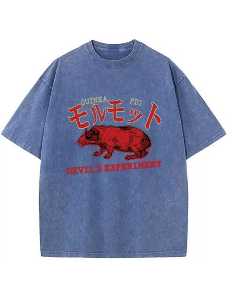 Terrible Guinea Pig Washed T-Shirt