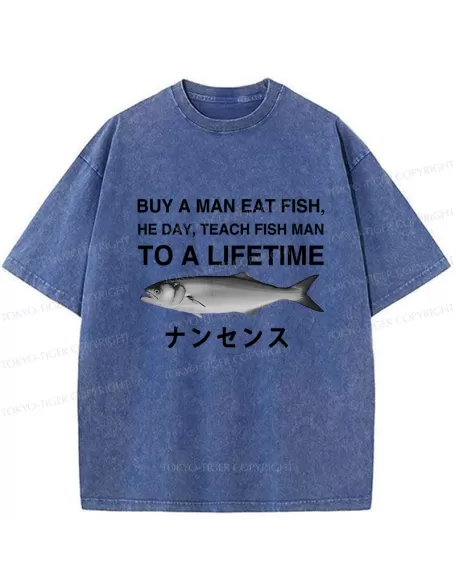 -Tiger Funny To A Lifetime Washed T-Shirt