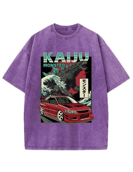 Japanese Kaiju Washed T-Shirt