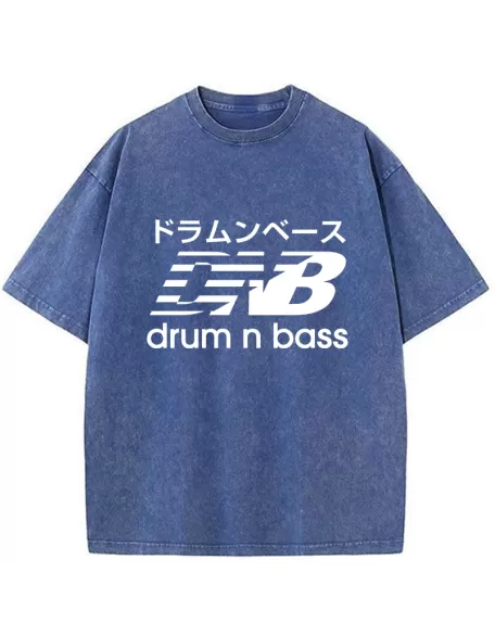 Japanese Drum And Bass Washed T-Shirt