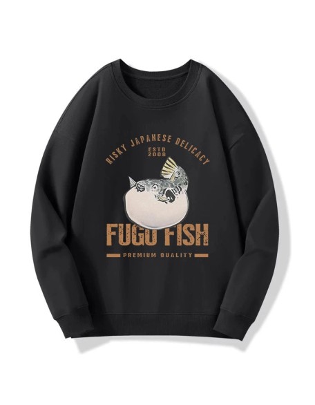 Fugu Fish Japanese Sweatshirt