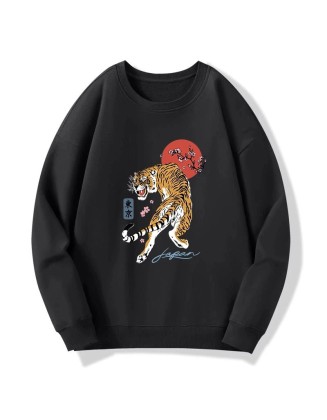 Tiger Blossom Japanese Sakura Sweatshirt
