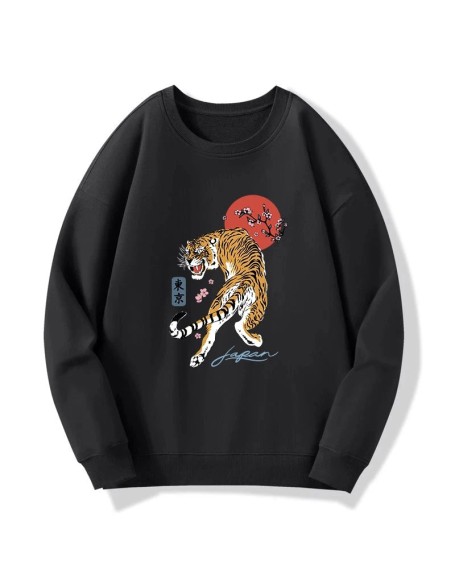 Tiger Blossom Japanese Sakura Sweatshirt