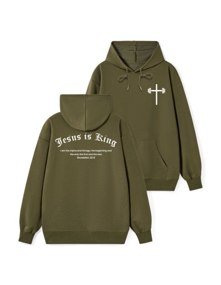 Jesus Is King Classic Christian Hoodie