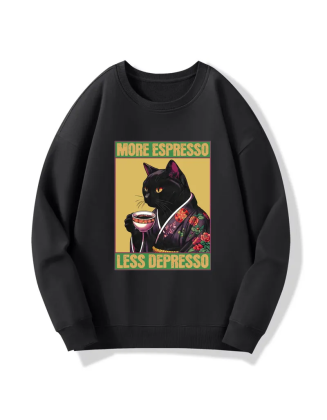 Up Caffeine Down Depression Sweatshirt