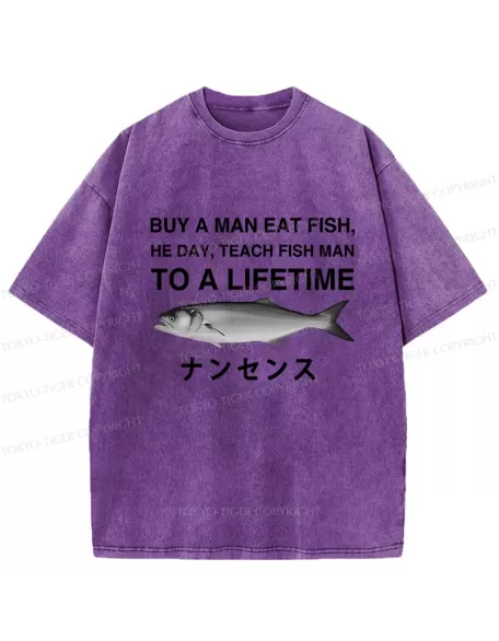 -Tiger Funny To A Lifetime Washed T-Shirt
