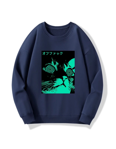 Cool Cat Japanese Sweatshirt