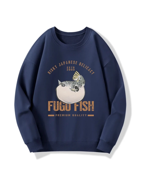 Fugu Fish Japanese Sweatshirt