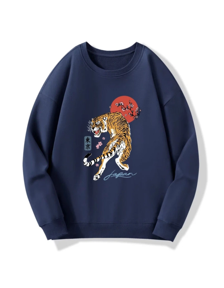 Tiger Blossom Japanese Sakura Sweatshirt
