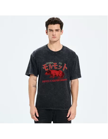 Terrible Guinea Pig Washed T-Shirt