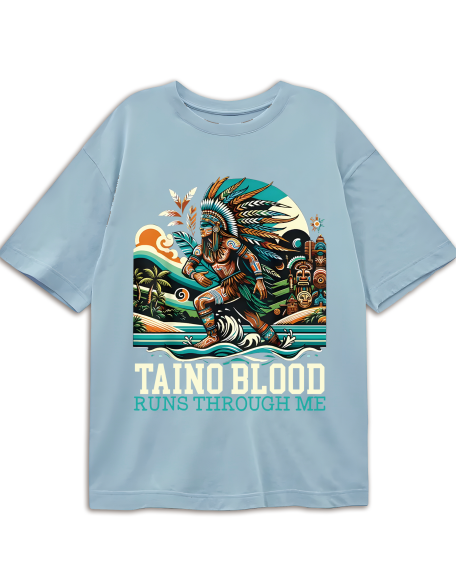 Taino Warrior Graphic Tee - Soft Cotton, Casual Fit for Men & Women - Perfect for Church & Casual Attire