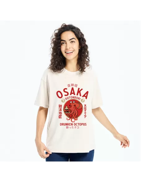 Drunken Octopus Japan Washed T-Shirt