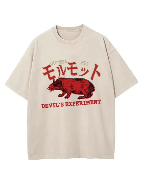 Terrible Guinea Pig Washed T-Shirt