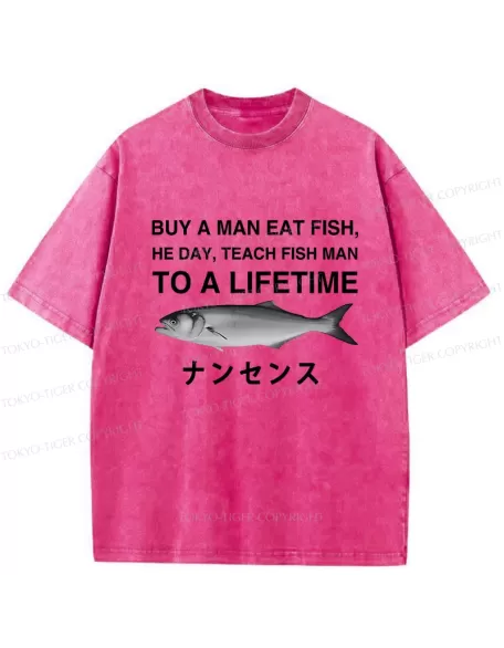 -Tiger Funny To A Lifetime Washed T-Shirt