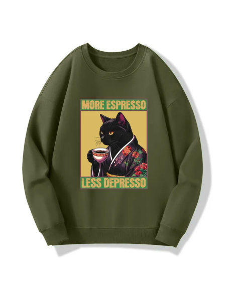 Up Caffeine Down Depression Sweatshirt