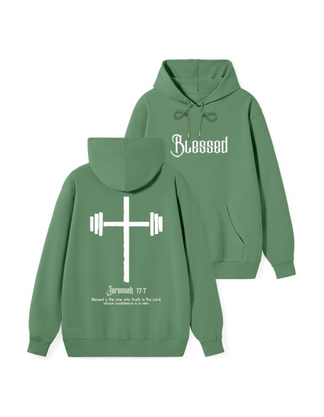 Blessed Is One Who Trusts In The Lord Classic Christian Hoodie