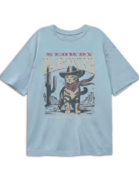 Meowdy Partner Cowboy Cat Shirt, Funny Vintage Western Cat Tee, Cyber Monday Special,Cat Lover Gift Ideas