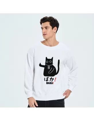 Japanese Baka Cat Sweatshirt