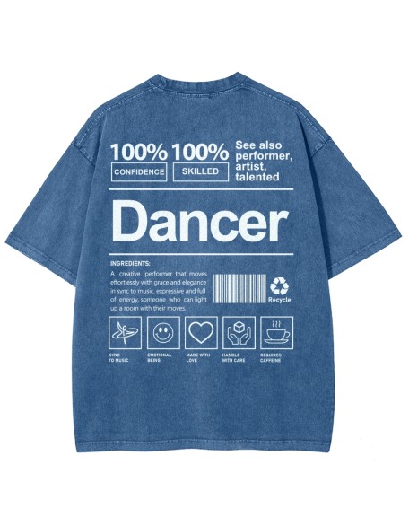 Dancer Unisex Fit Washed T-Shirt