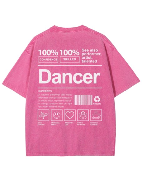 Dancer Unisex Fit Washed T-Shirt