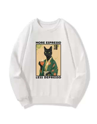 More Caffeine Less Sadness Sweatshirt