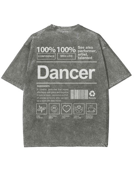 Dancer Unisex Fit Washed T-Shirt