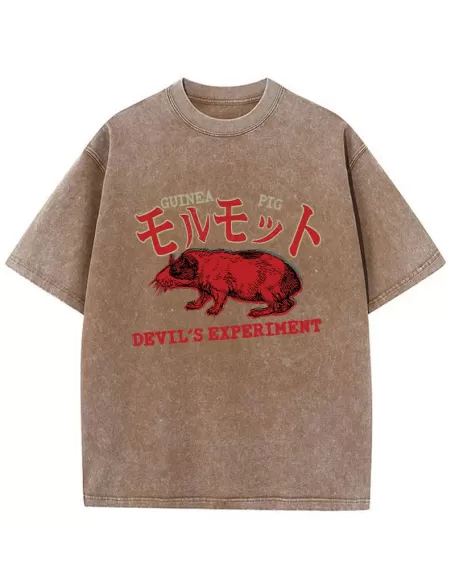 Terrible Guinea Pig Washed T-Shirt