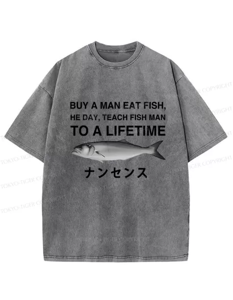 -Tiger Funny To A Lifetime Washed T-Shirt