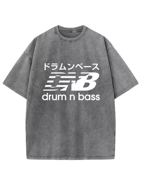 Japanese Drum And Bass Washed T-Shirt