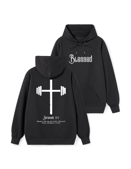 Blessed Is One Who Trusts In The Lord Classic Christian Hoodie