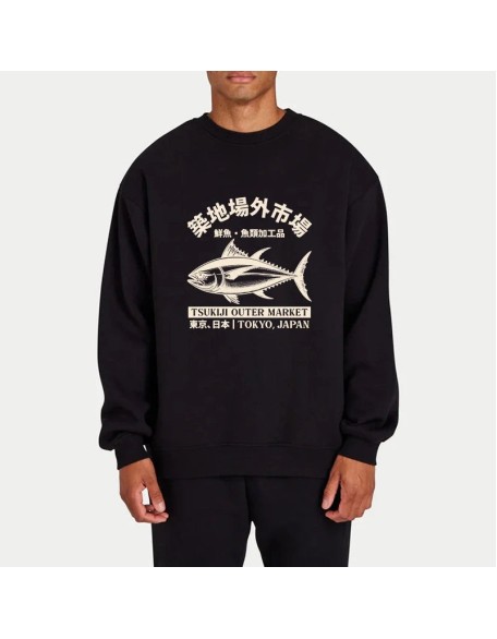 Japan Tsukiji Fish Market Sweatshirt