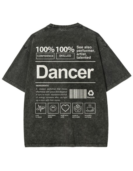 Dancer Unisex Fit Washed T-Shirt