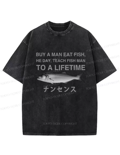 -Tiger Funny To A Lifetime Washed T-Shirt