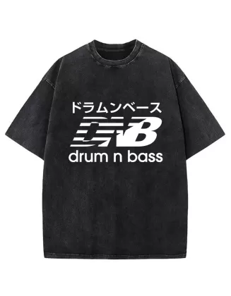 Japanese Drum And Bass Washed T-Shirt